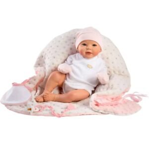 Hillary: La Poupée Reborn Fille Douce Comme Un Bébé En Body Blanc!