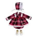 elegante tenue ecossais chic pour sublimer votre bebe reborn 38cm 439